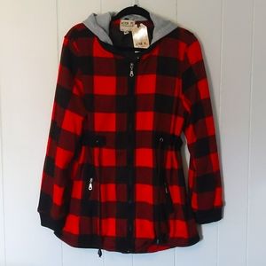 Buffalo plaid XL coat
